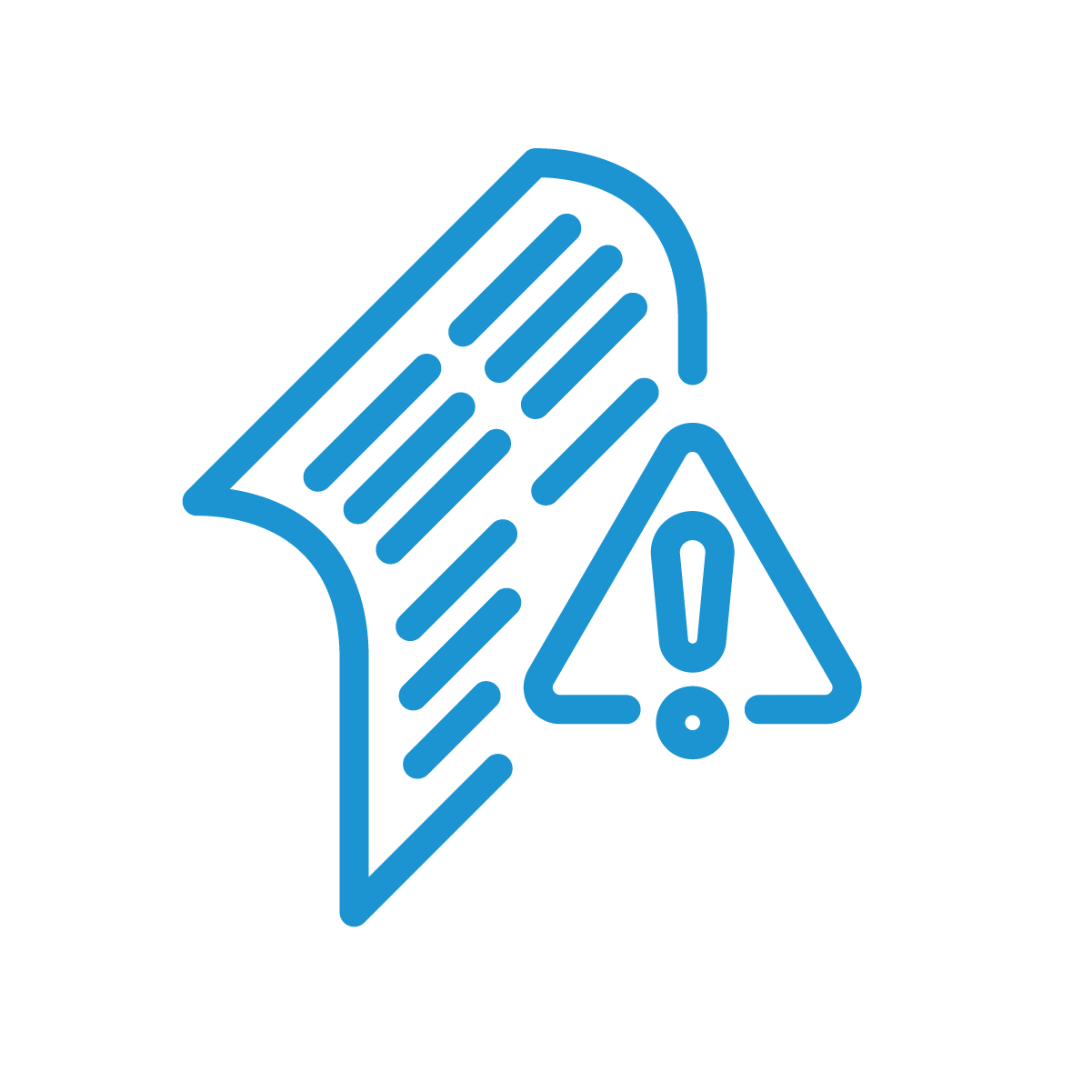 Zeigt den Alarm für den Austausch und die Reinigung der Filter an.